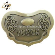Custom China souvenir metal 3D bronze antique cast medallion